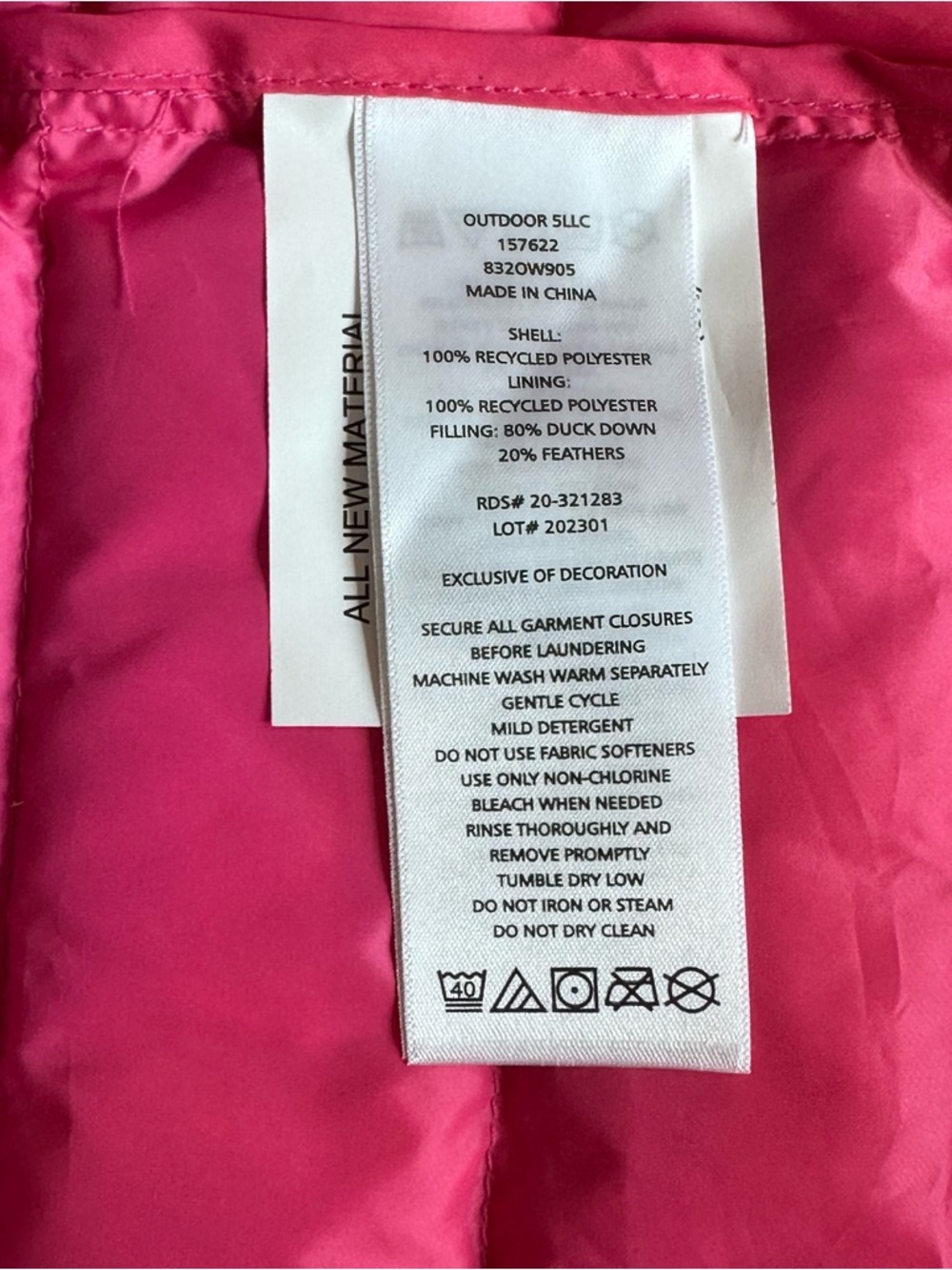 Eddie Bauer Kids Pink Puffer Vest - Picture 6 of 8
